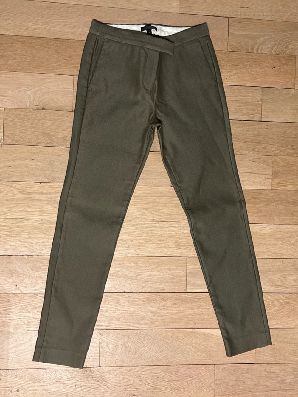 J. Crew Olive Green Cropped Ankle Pants